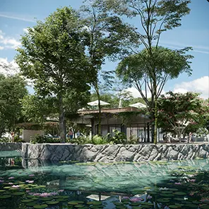 Vista casa club principal