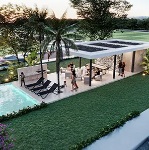 Casa Club Jr. con alberca y grill